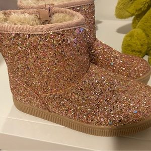 Cat and Jack Glitter Boots New without tags